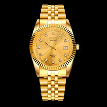 Load image into Gallery viewer, Gold Couples Wristwatches