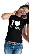 Load image into Gallery viewer, I Love My King I Love My Queen Couple Shirts