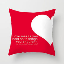 Load image into Gallery viewer, Decorative Throw Lovers Couple Pillow Case