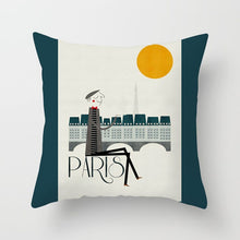 Load image into Gallery viewer, Decorative Throw Lovers Couple Pillow Case