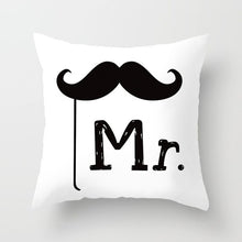 Load image into Gallery viewer, Decorative Throw Lovers Couple Pillow Case