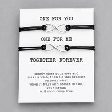 Load image into Gallery viewer, Together Forever Love Infinity Bracelet