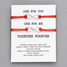 Load image into Gallery viewer, Together Forever Love Infinity Bracelet