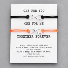 Load image into Gallery viewer, Together Forever Love Infinity Bracelet