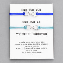 Load image into Gallery viewer, Together Forever Love Infinity Bracelet