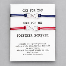 Load image into Gallery viewer, Together Forever Love Infinity Bracelet