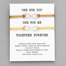 Load image into Gallery viewer, Together Forever Love Infinity Bracelet