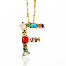 Load image into Gallery viewer, Multicolor charm Gold pendant