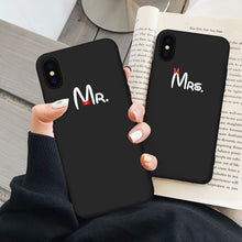 Load image into Gallery viewer, Mr Mrs Silicone Phone Cover