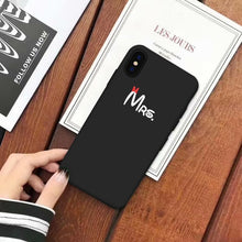 Load image into Gallery viewer, Mr Mrs Silicone Phone Cover