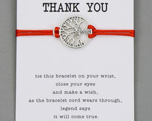 Load image into Gallery viewer, Life Tree Angel Leaf Heart Crown Bracelet