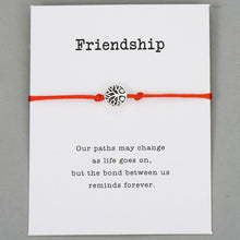 Load image into Gallery viewer, Life Tree Angel Leaf Heart Crown Bracelet