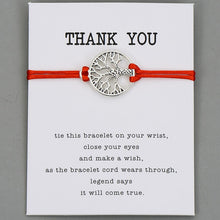 Load image into Gallery viewer, Life Tree Angel Leaf Heart Crown Bracelet