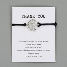 Load image into Gallery viewer, Life Tree Angel Leaf Heart Crown Bracelet