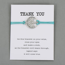 Load image into Gallery viewer, Life Tree Angel Leaf Heart Crown Bracelet