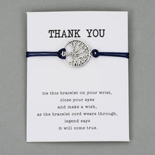 Load image into Gallery viewer, Life Tree Angel Leaf Heart Crown Bracelet