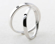 Load image into Gallery viewer, Sun and Moon Lover Couple Rings Set