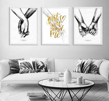 Load image into Gallery viewer, Couple Holding Hand Canvas