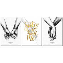 Load image into Gallery viewer, Couple Holding Hand Canvas