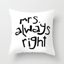 Load image into Gallery viewer, Decorative Throw Lovers Couple Pillow Case
